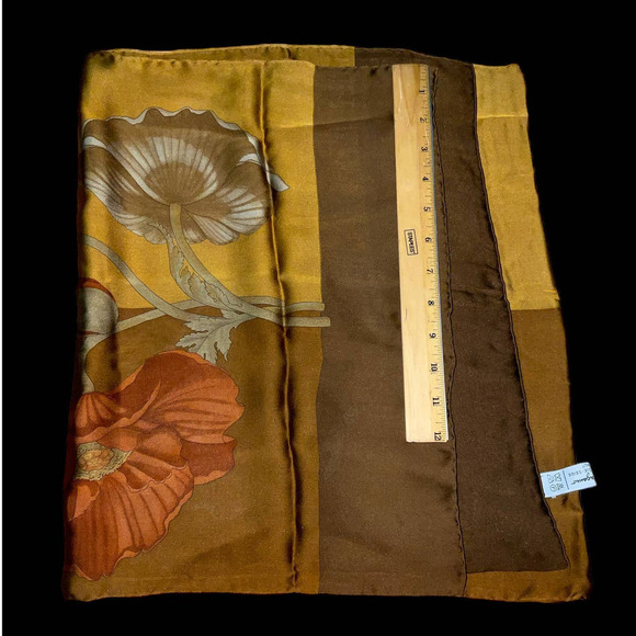 Salvatore Ferragamo Rectangular Silk Scarf 16”x 54” - Picture 13 of 15